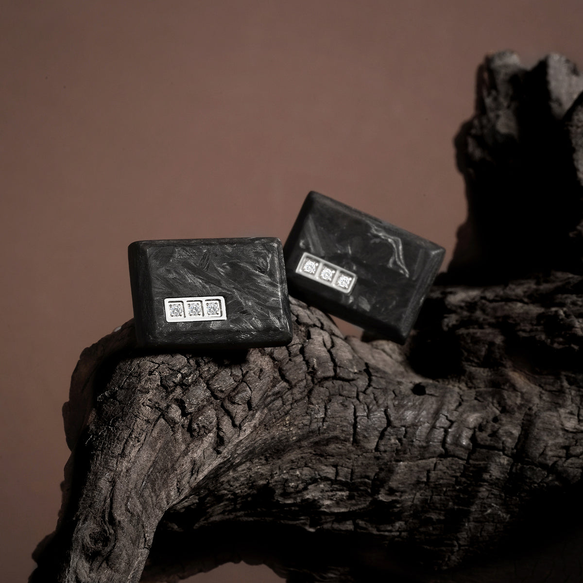 Ebony Series Steel Cufflinks - Models MM-E01 Elevate Your Style!