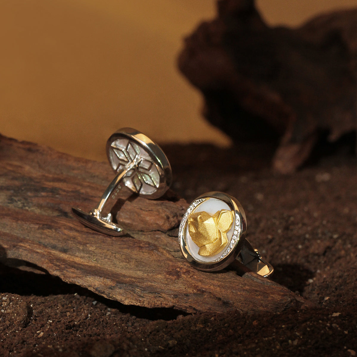 Mobius series Zodiac Rat cufflinks MM2401S