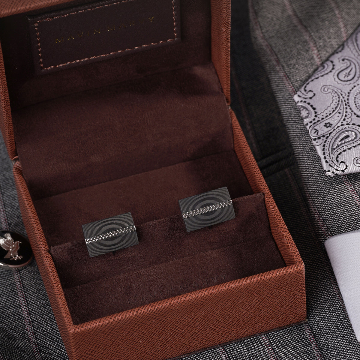 Wire Rope Series Cufflinks -. Stand Out in Style MM-WR02