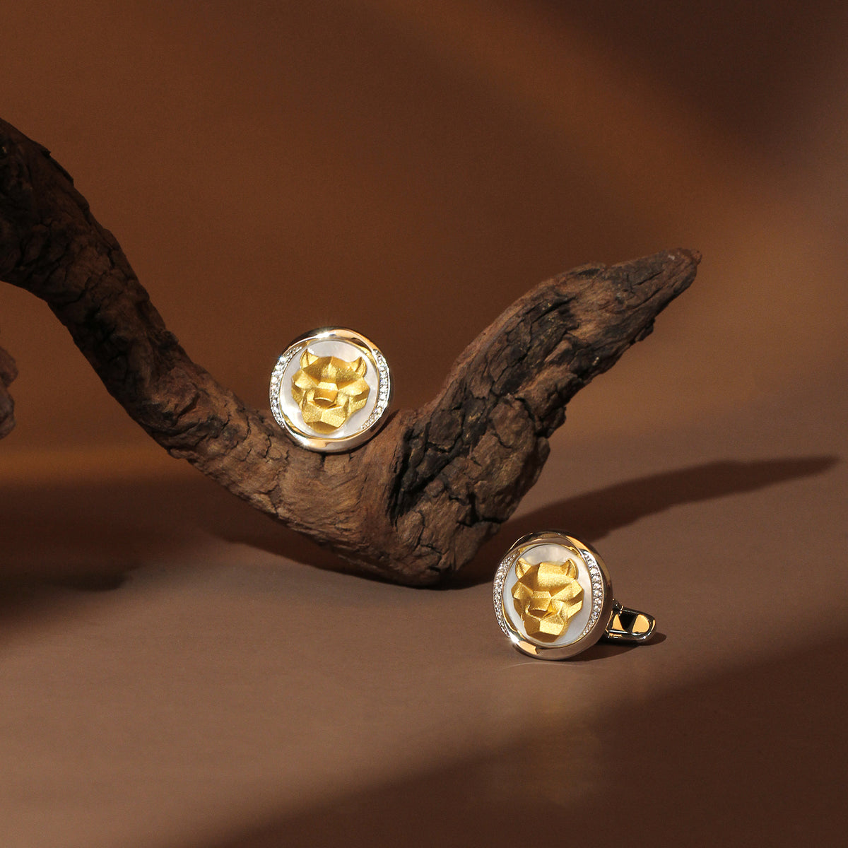 Mobius Series Zodiac Tiger Cufflinks  MM2403S