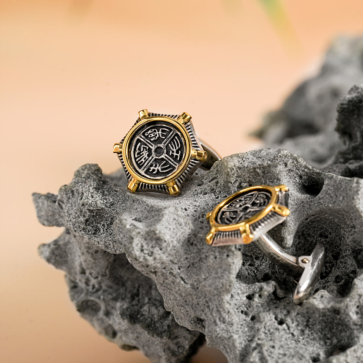Eaves Tile Series Everlasting Joy cufflinks MM2213