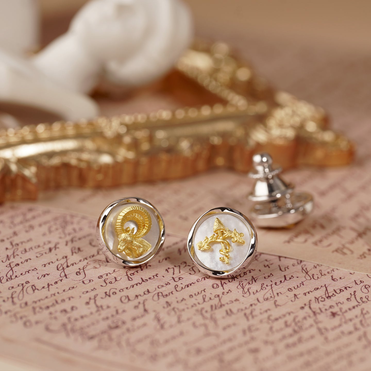 Éternel Gardien Zodiac pin MM2508P-BY Aries