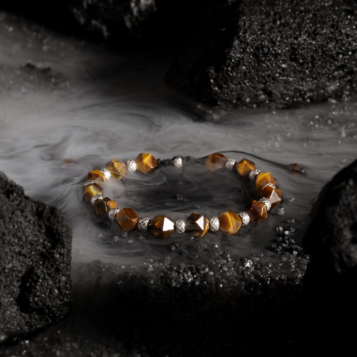 GoodLuck lucky series bracelet Golden Tiger Stone Eye MMS004810BK