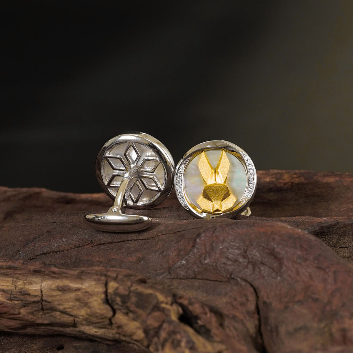 Mobius series Zodiac Rabbit cufflinks MM2301S