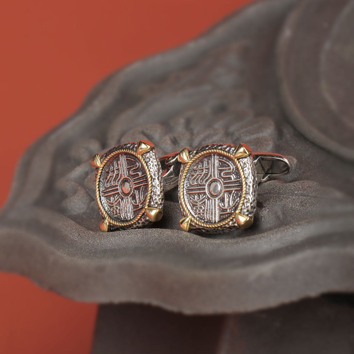 Eaves Tile Series Dominion cufflinks MM2206