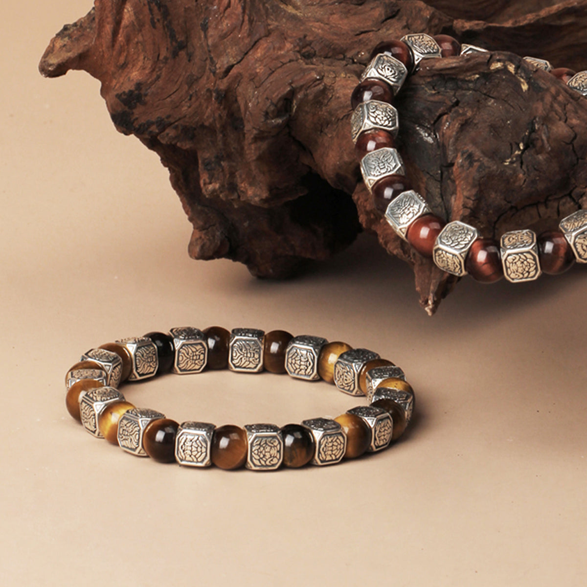 Spiritual Beast Sterling Silver Yellow Tiger's eye MBR-2209091
