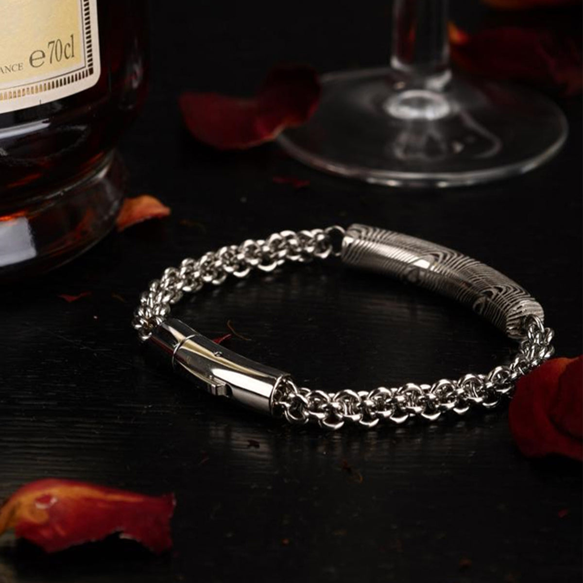 Asteroid Belt Titanium Steel Bracelet MBR-2107238