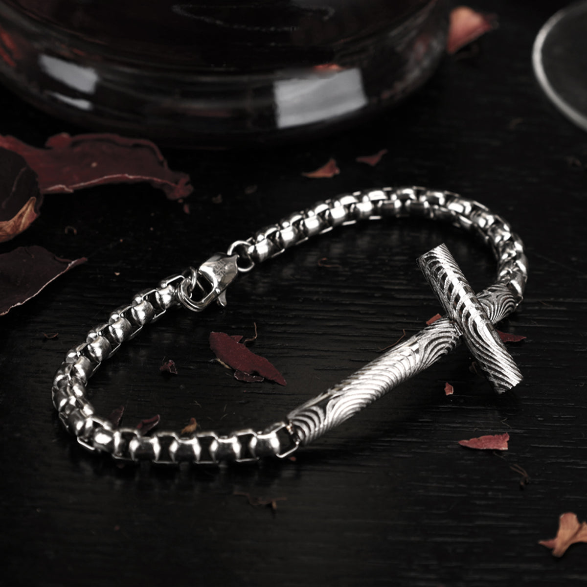 Asteroid Belt Titanium Steel Bracelet MBR-2107239