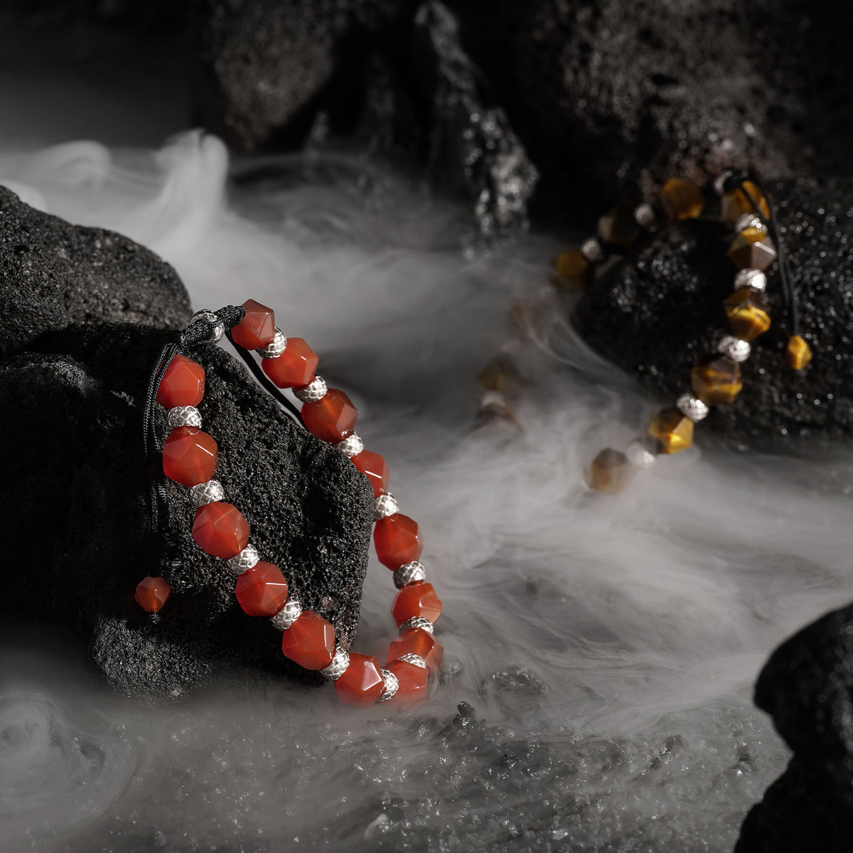 GoodLuck lucky series bracelet red agate Tiger Stone Eye MMS004811BK