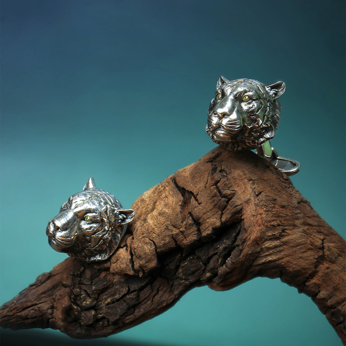925 Silver Series-Tiger-Cufflinks MM2238S