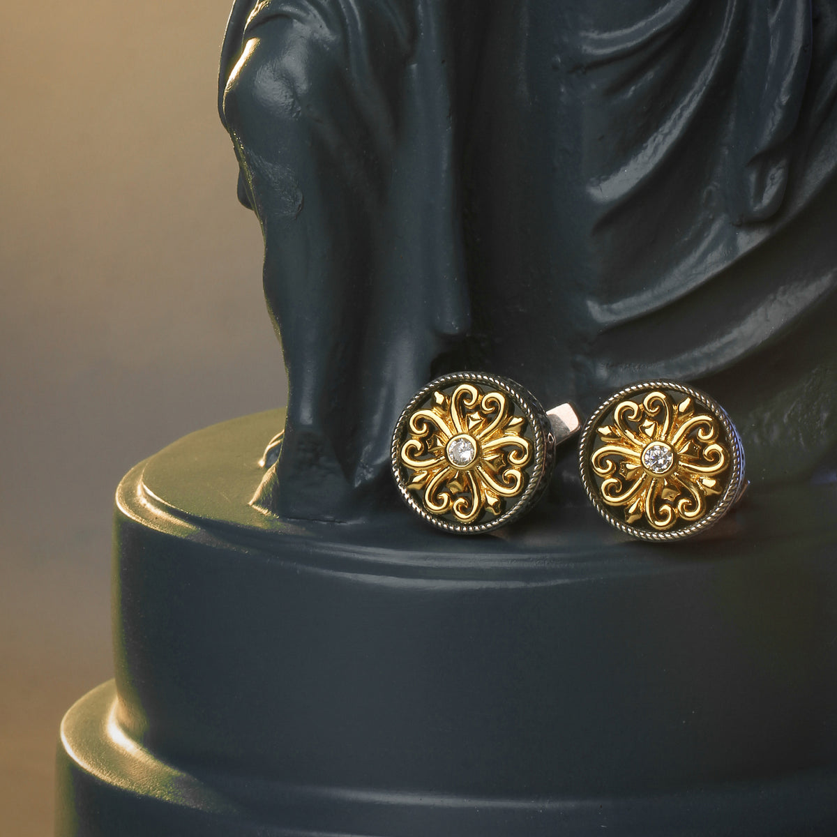 925 Silver Series-Baroque Dome 2 MM2240