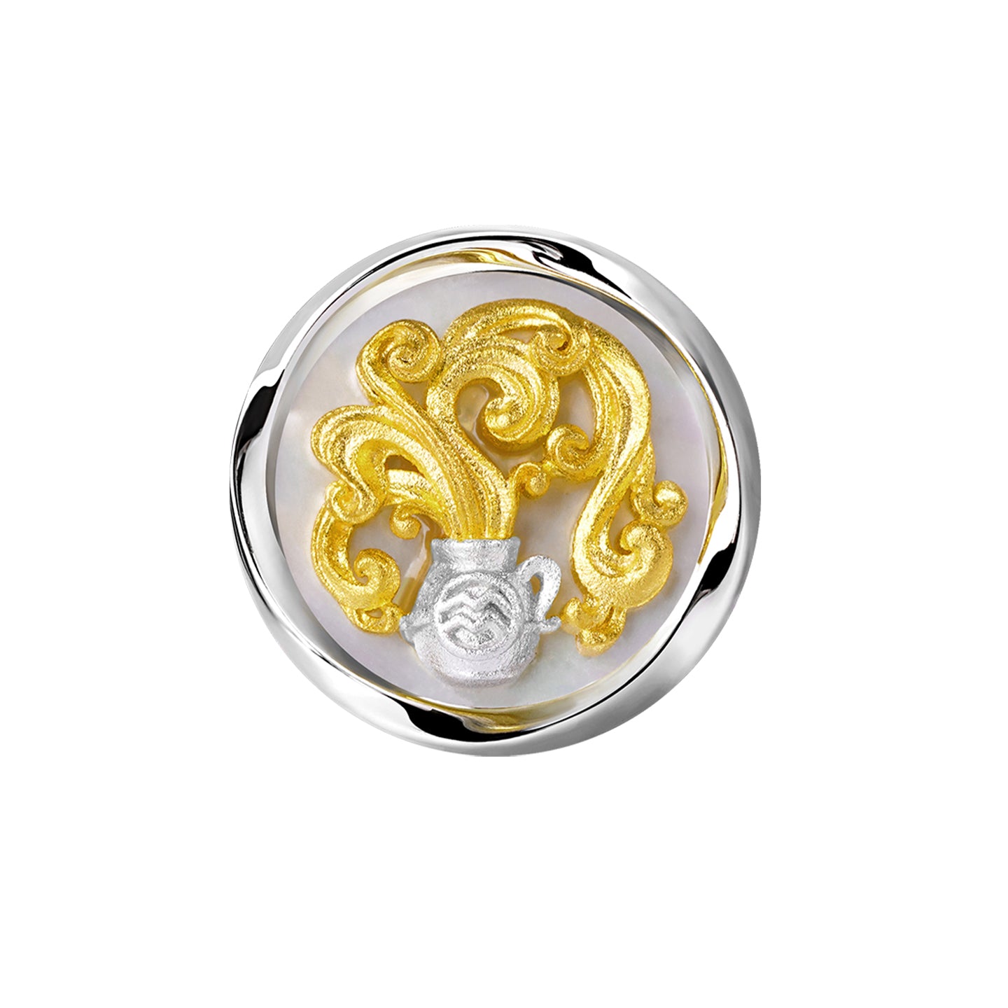 Éternel Gardien Zodiac pin MM2508P-SP Aquarius