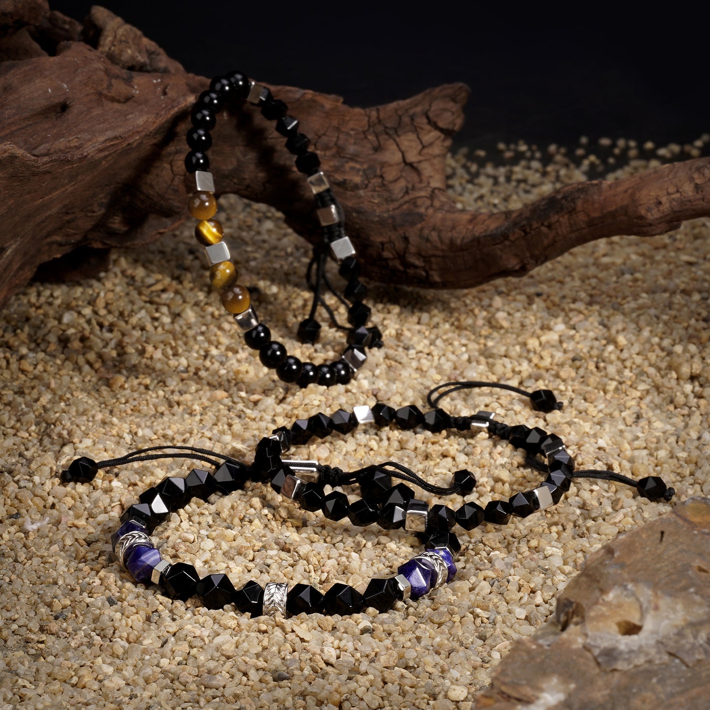 Tears of the Ra black agate MMS004813BK