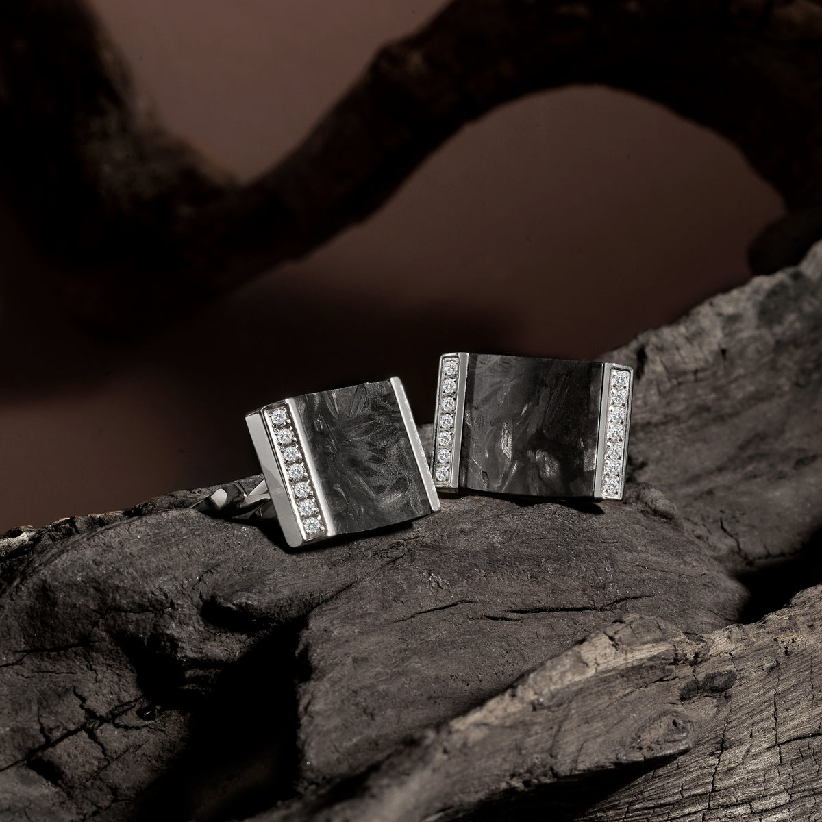 Ebony Series Steel Cufflinks - Models MM-E03 Elevate Your Style!