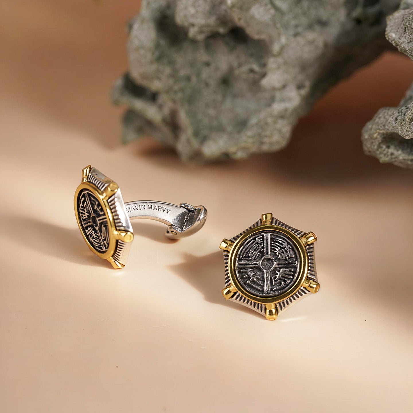 Eaves Tile Series Endless Life cufflinks MM2212