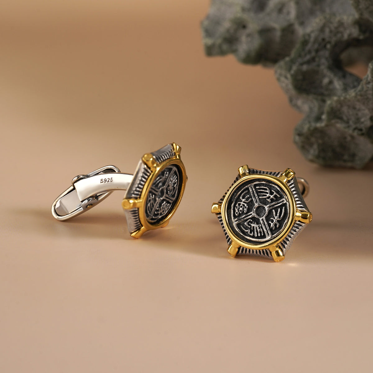 Eaves Tile Series Everlasting Joy cufflinks MM2213