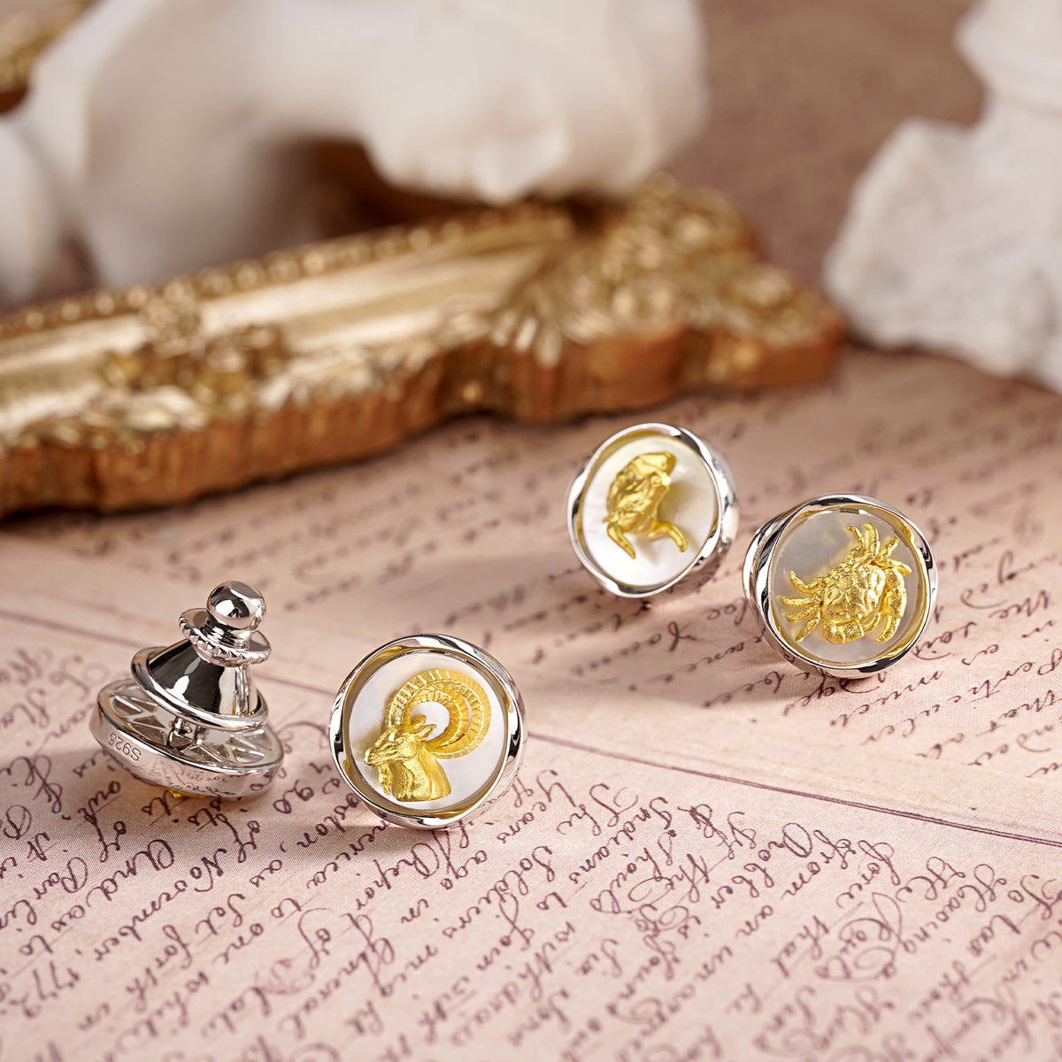 Éternel Gardien Zodiac pin MM2508P-BY Aries