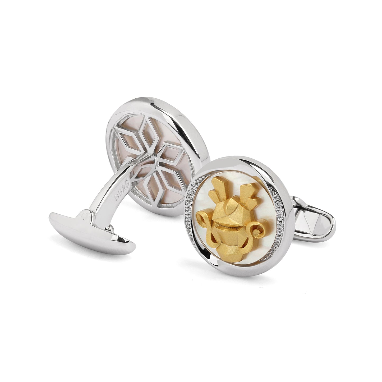 Mobius Series Zodiac Dragon Cufflinks MM2404S