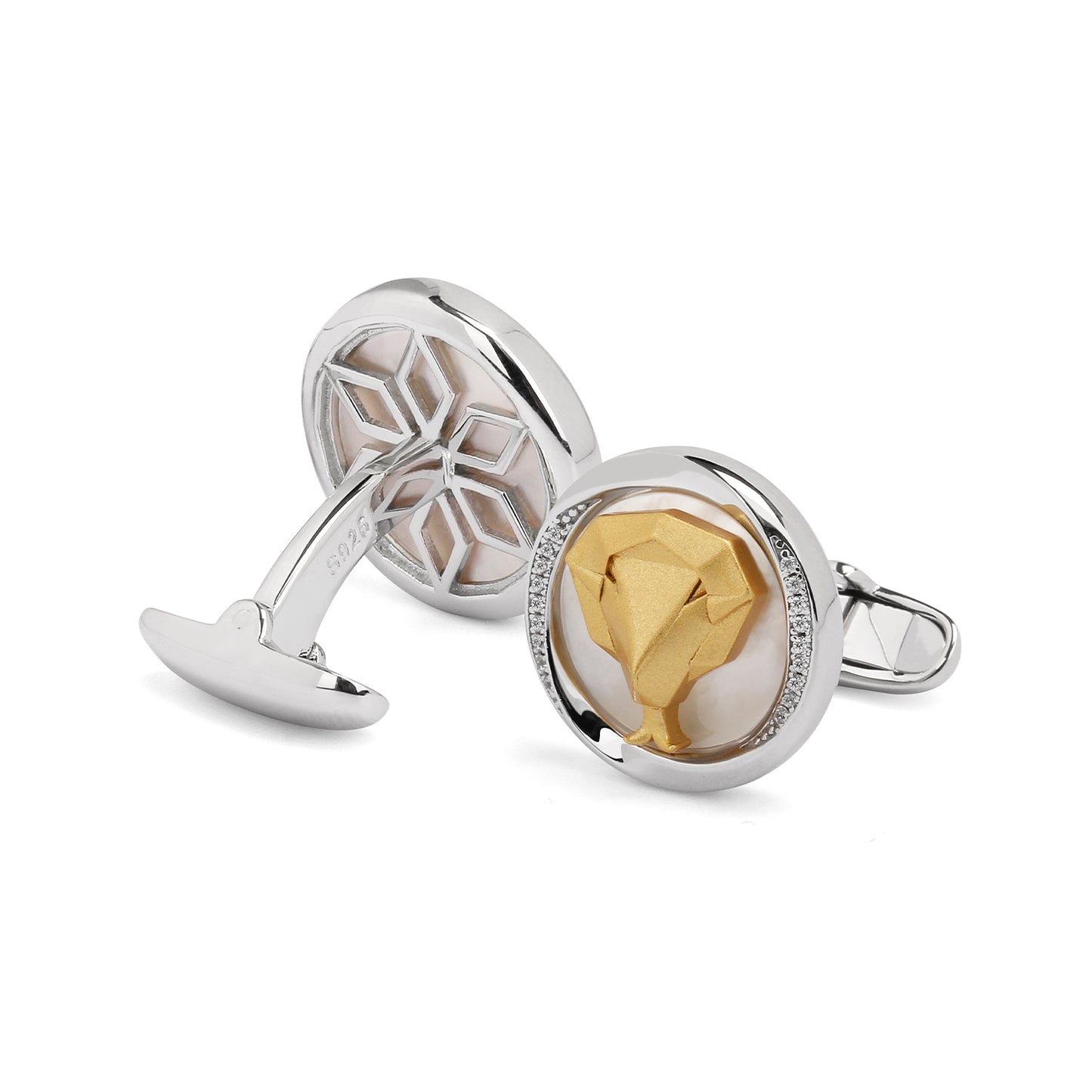 Mobius Series Zodiac Cobra Snake Cufflinks MM2405S