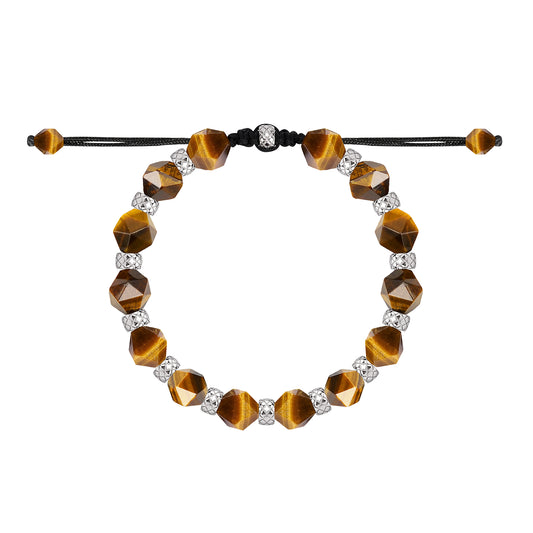 GoodLuck lucky series bracelet Golden Tiger Stone Eye MMS004810BK