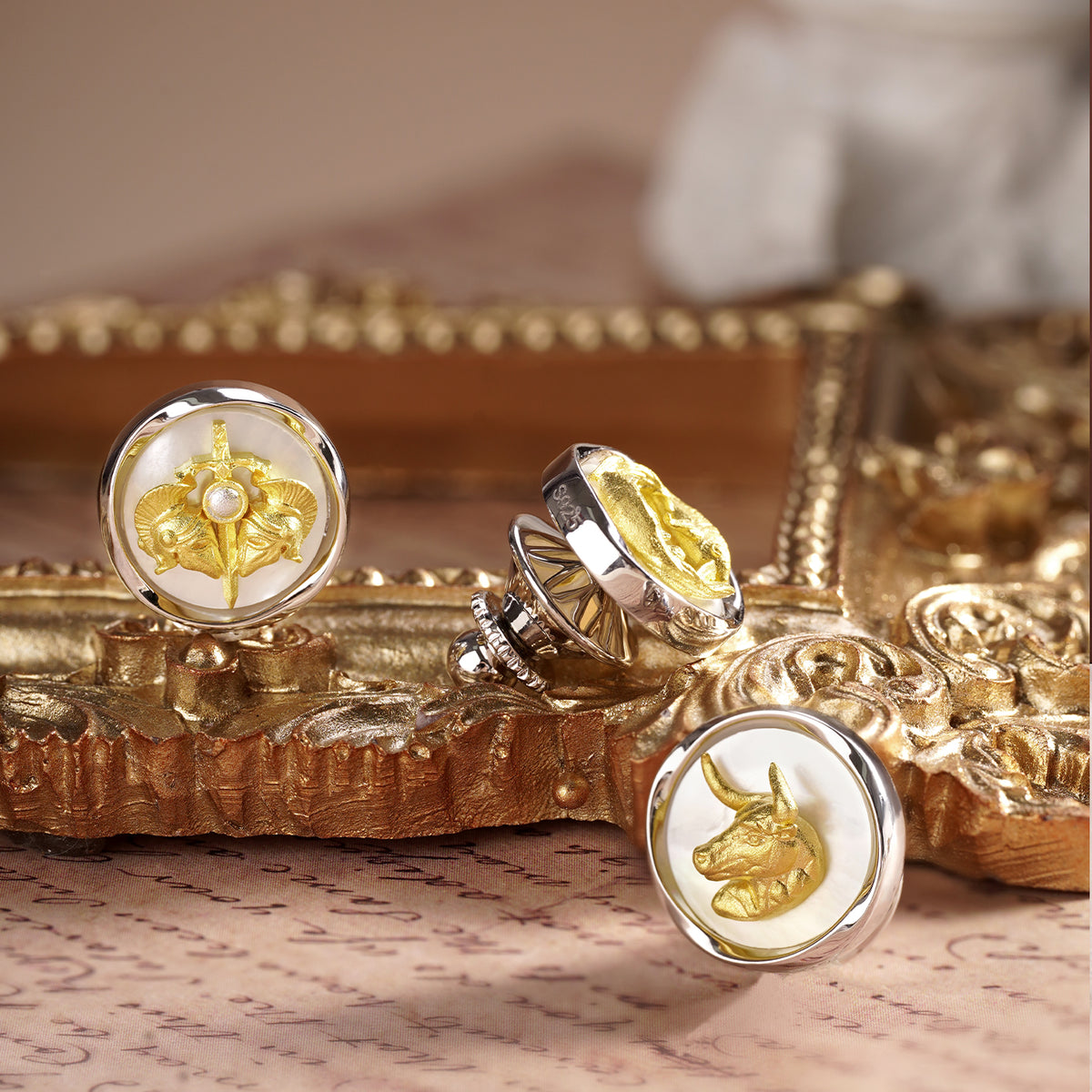 Éternel Gardien Zodiac pin MM2508P-SZ Gemini