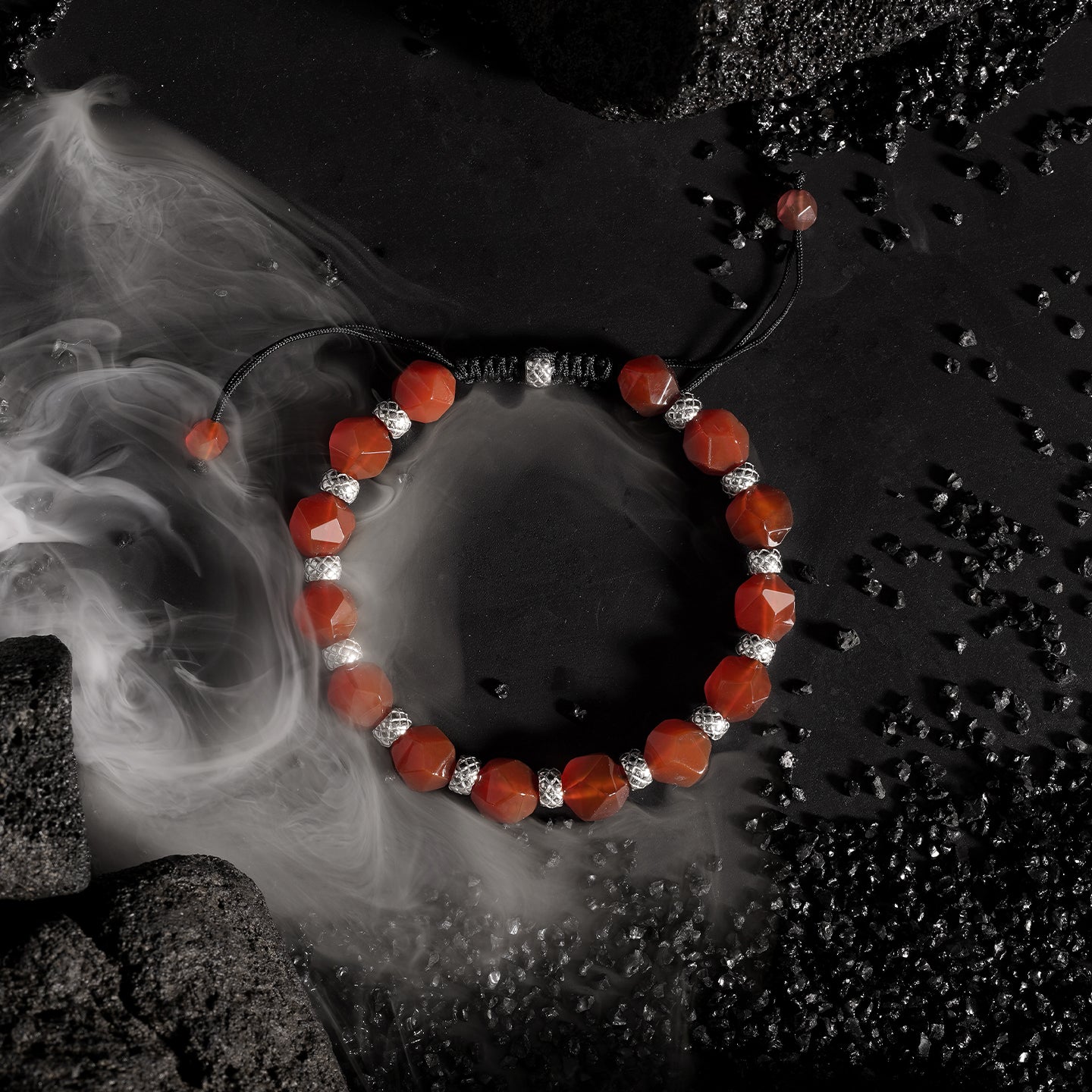 GoodLuck lucky series bracelet red agate Tiger Stone Eye MMS004811BK