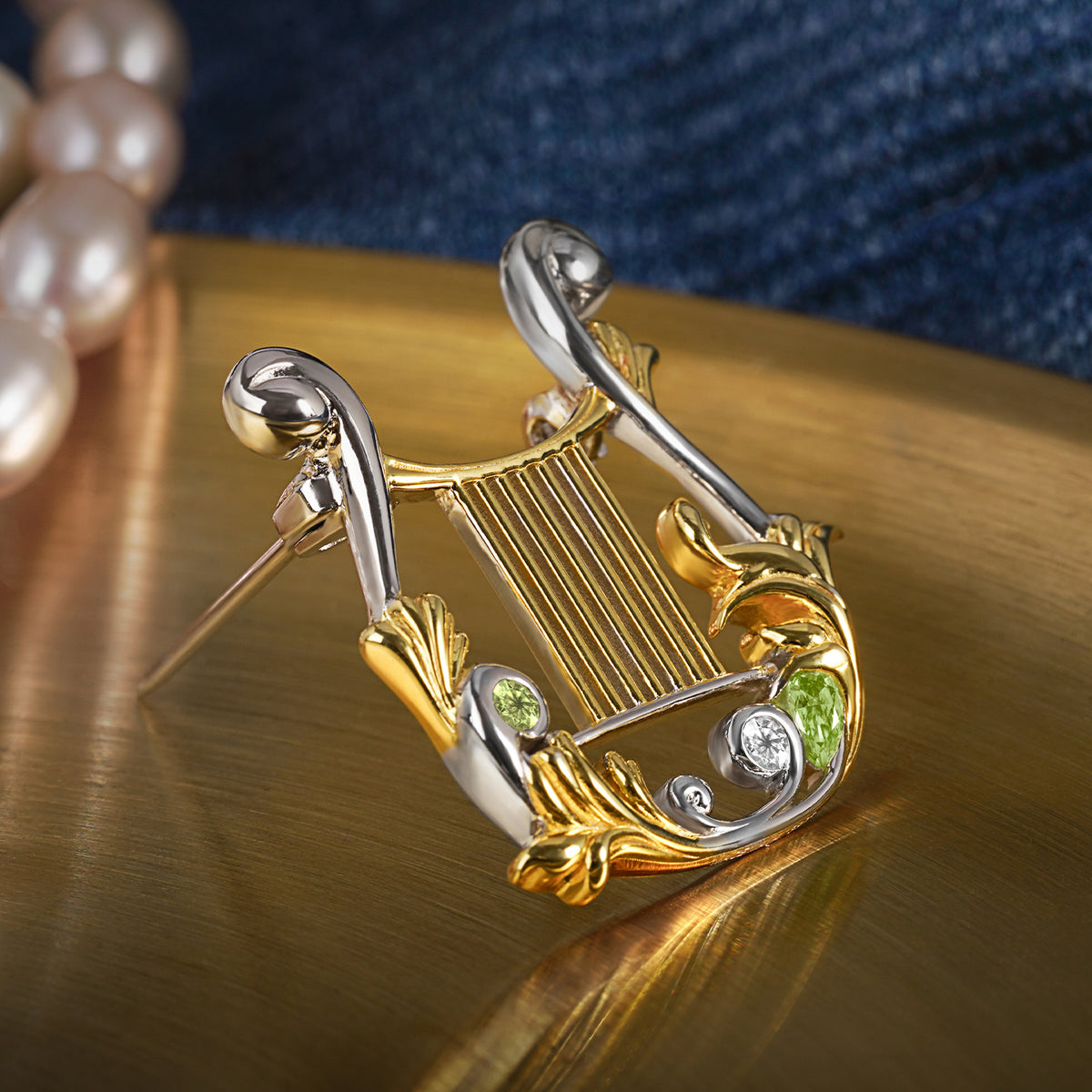 Mythology Series Apollo: Lyre & Wisdom of Love Pin MM2510