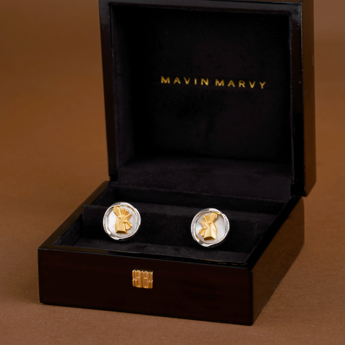 Mobius Series Zodiac Rooster Cufflinks MM2409S