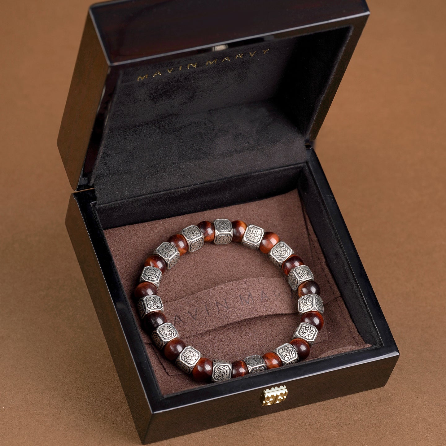 Spiritual Beast Sterling Silver Red Tiger's eye MBR-2209092