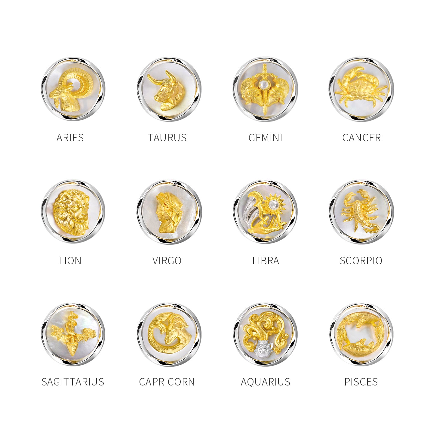 Éternel Gardien Zodiac pin MM2508P-TC Libra