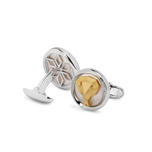 Mobius Series Zodiac Cobra Snake Cufflinks MM2405S