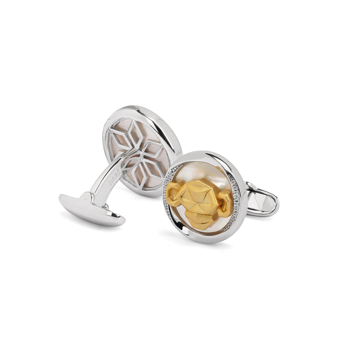 Mobius Series Zodiac Monkey Cufflinks MM2408S
