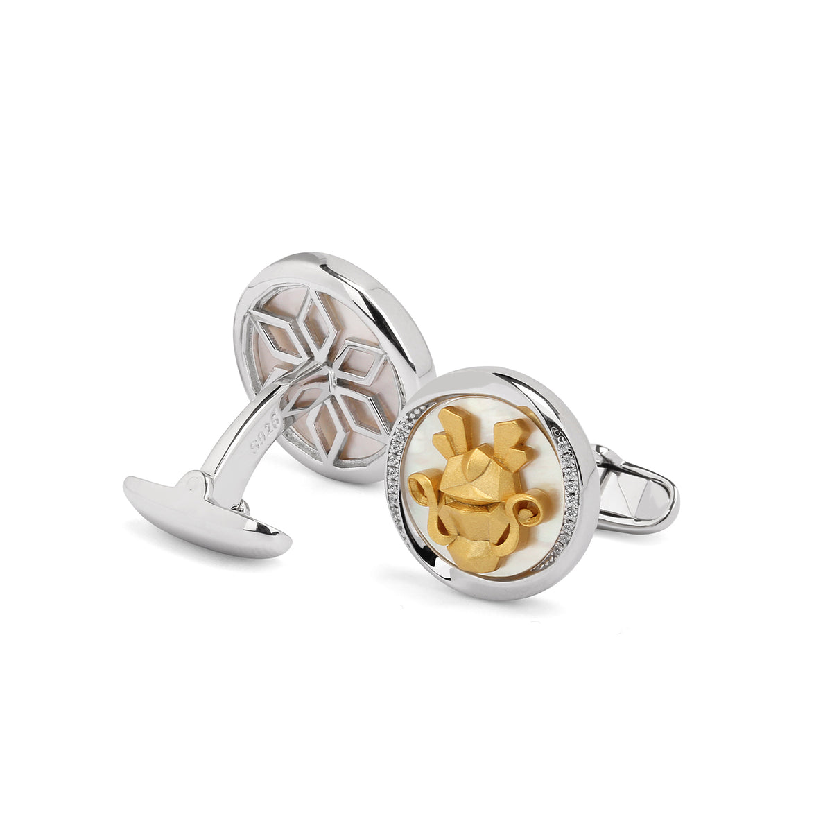 Mobius Series Zodiac Loong Cufflinks MM2404S