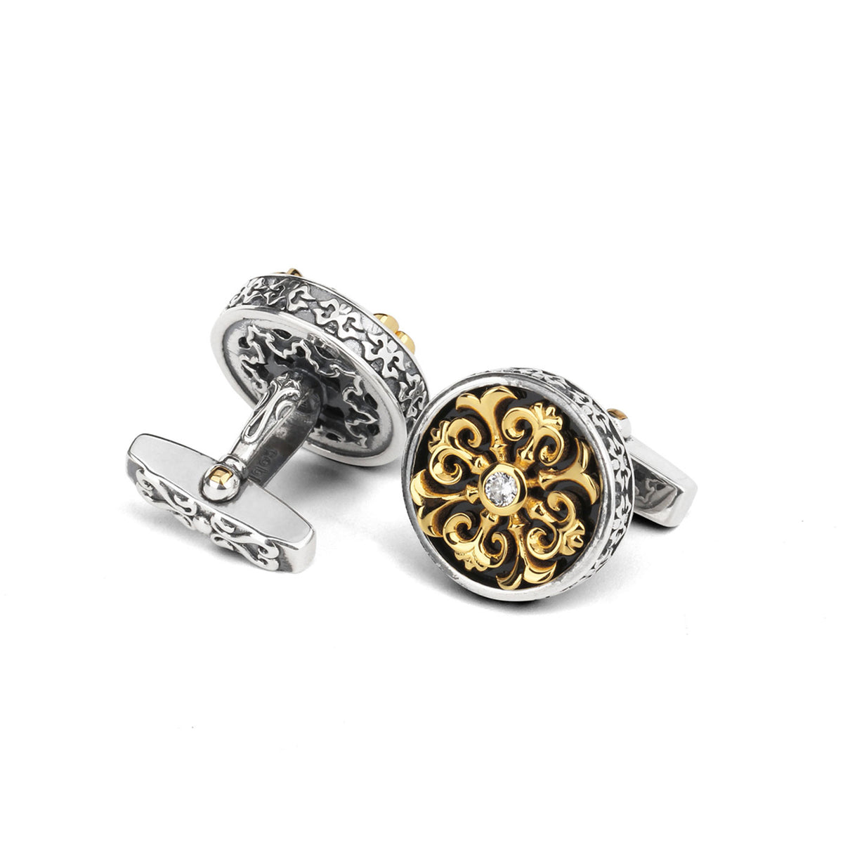 925 Silver Series-Baroque Dome 2 MM2241