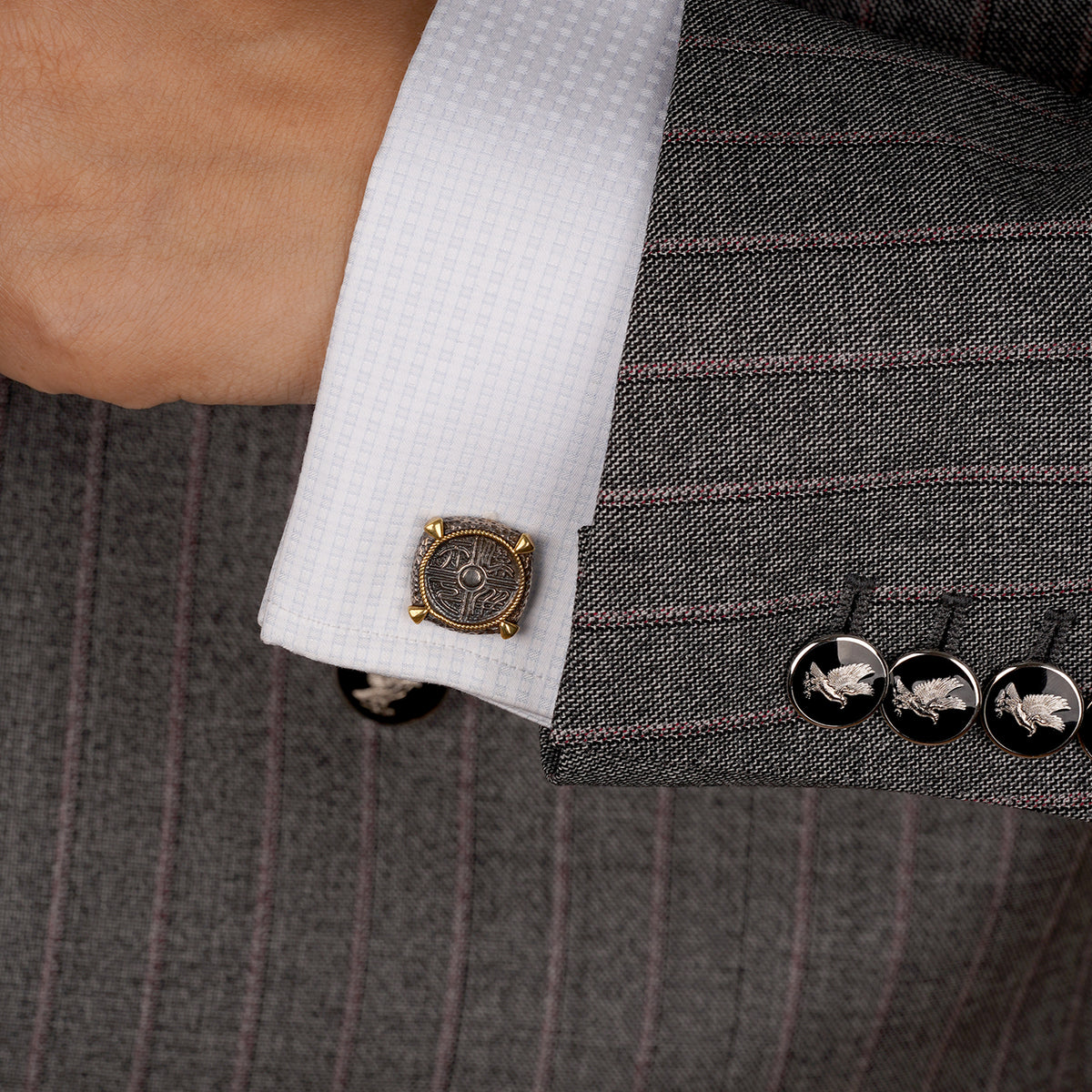 Eaves Tile Series Dominion cufflinks MM2206