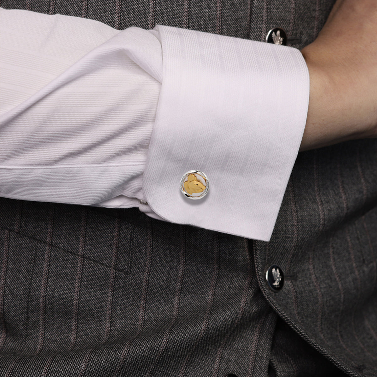 Mobius series Zodiac Rat cufflinks MM2401S
