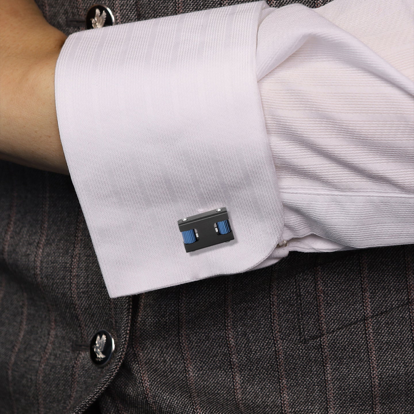 Heavy Metal Series Cufflinks - . Make a Statement MM-HM02