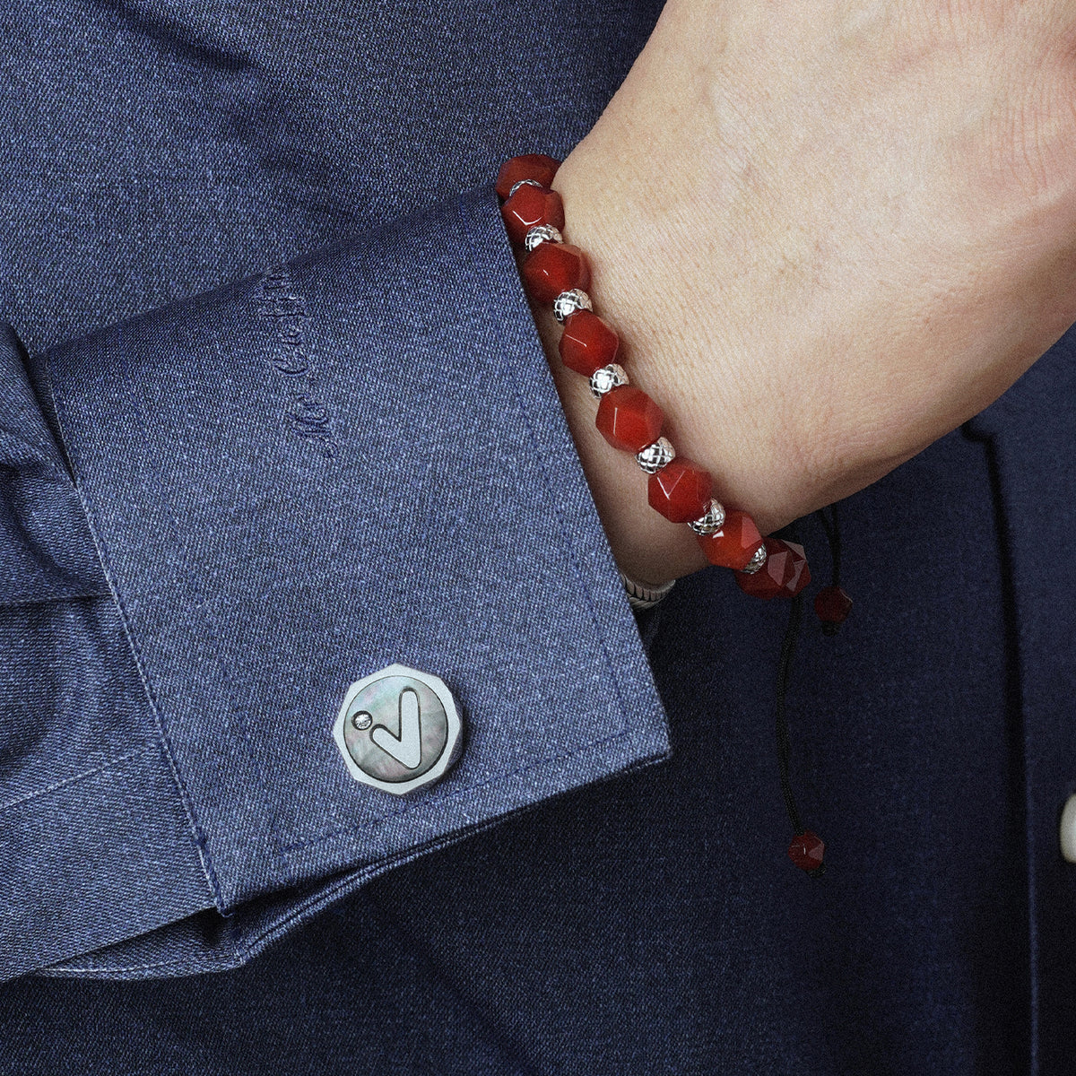 GoodLuck lucky series bracelet red agate Tiger Stone Eye MMS004811BK