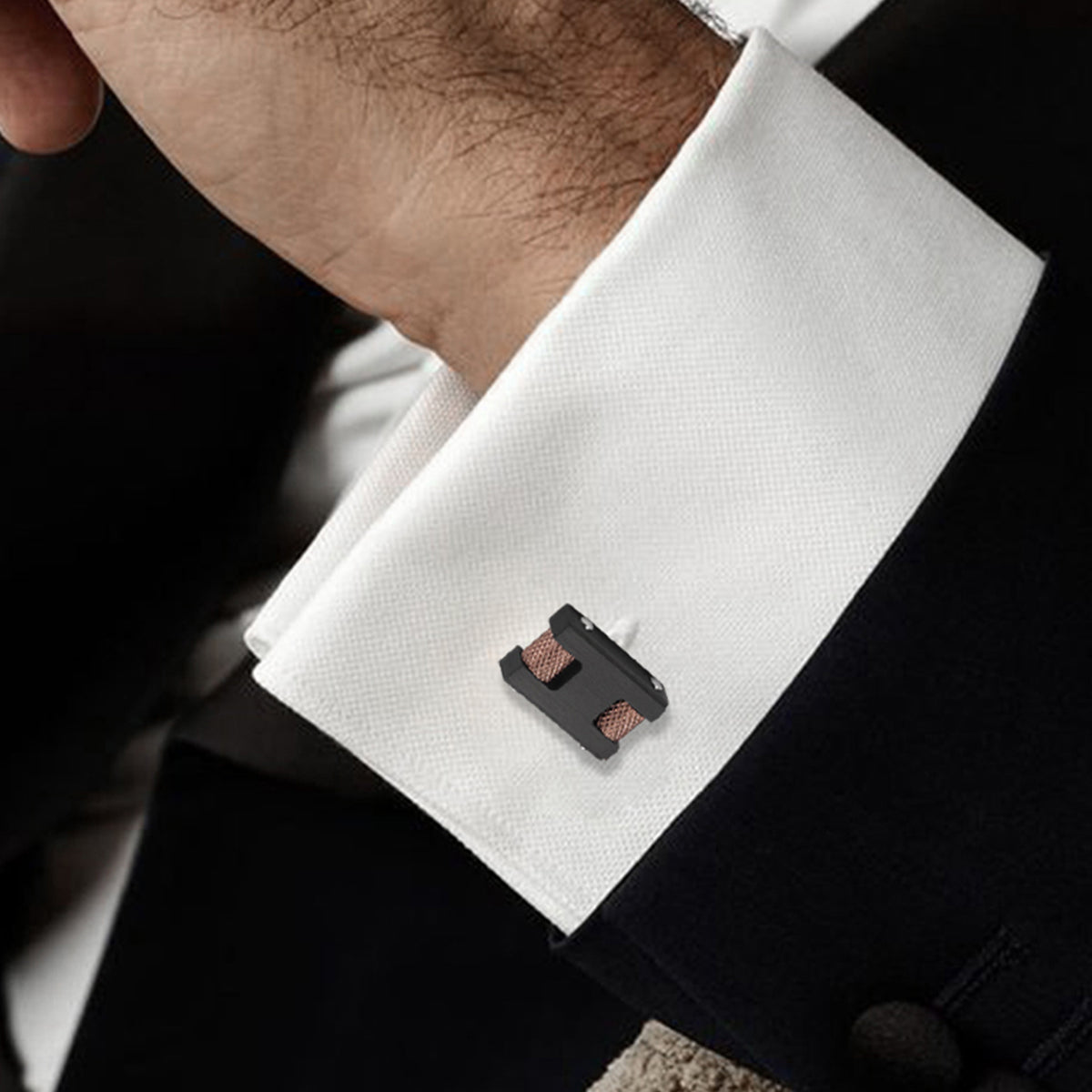 Heavy Metal Series Cufflinks - . Make a Statement MM-HM01