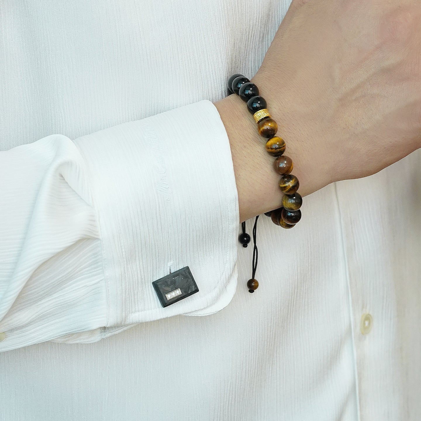 Ebony Series Steel Cufflinks - Models MM-E01 Elevate Your Style!