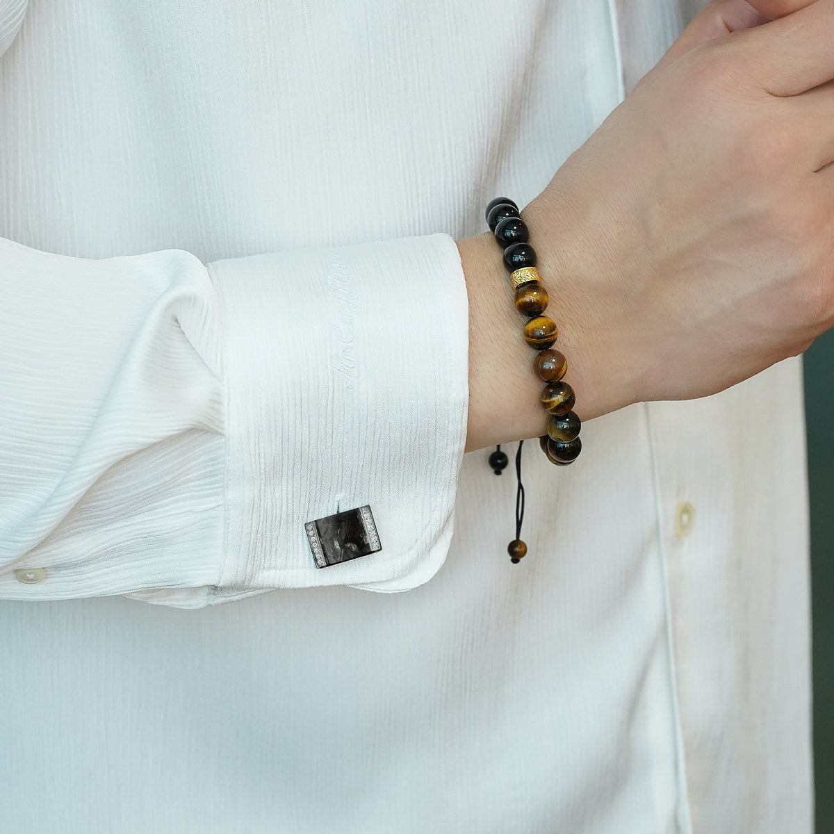 Ebony Series Steel Cufflinks - Models MM-E03 Elevate Your Style!
