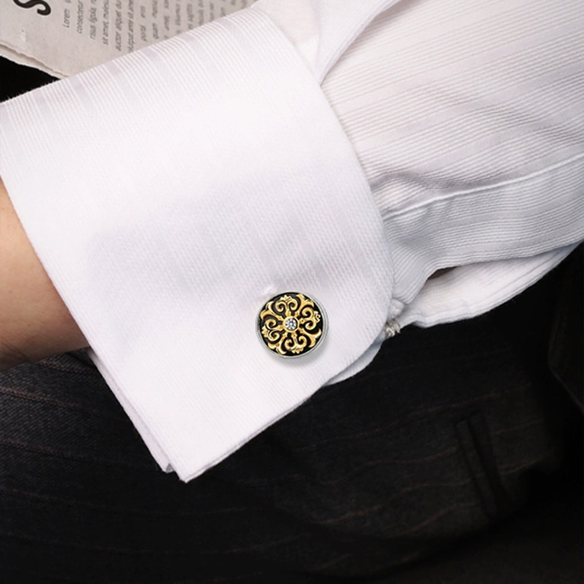 925 Silver Series-Baroque Dome 2 MM2241