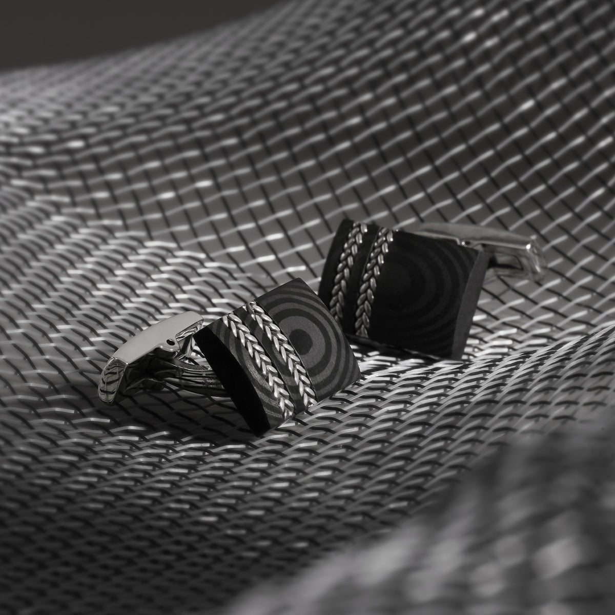Wire Rope Series Cufflinks -. Stand Out in Style MM-WR01