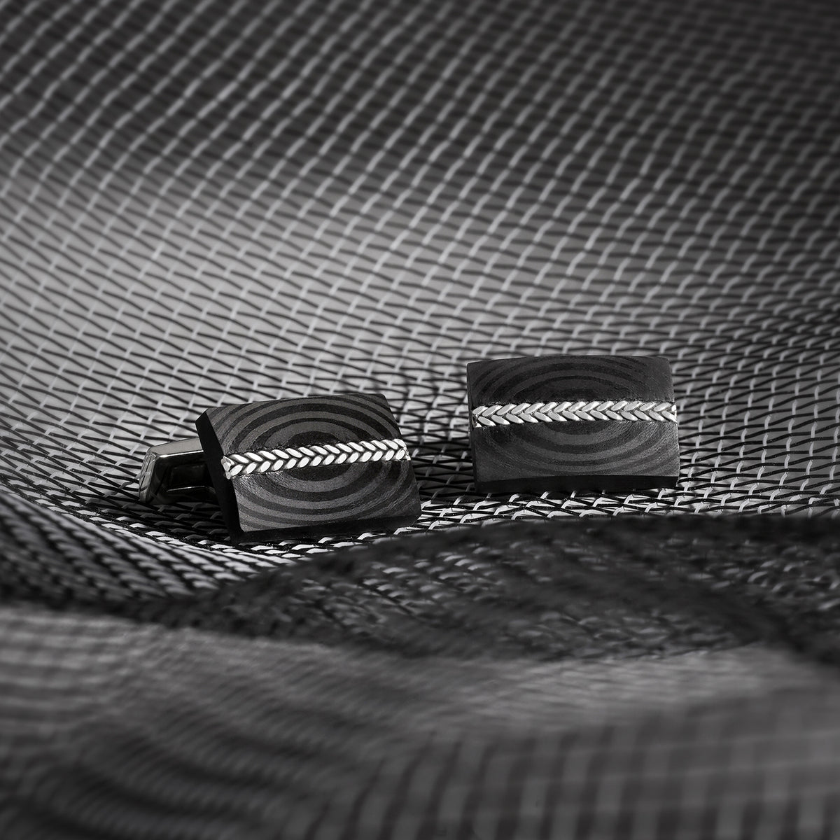 Wire Rope Series Cufflinks -. Stand Out in Style MM-WR02