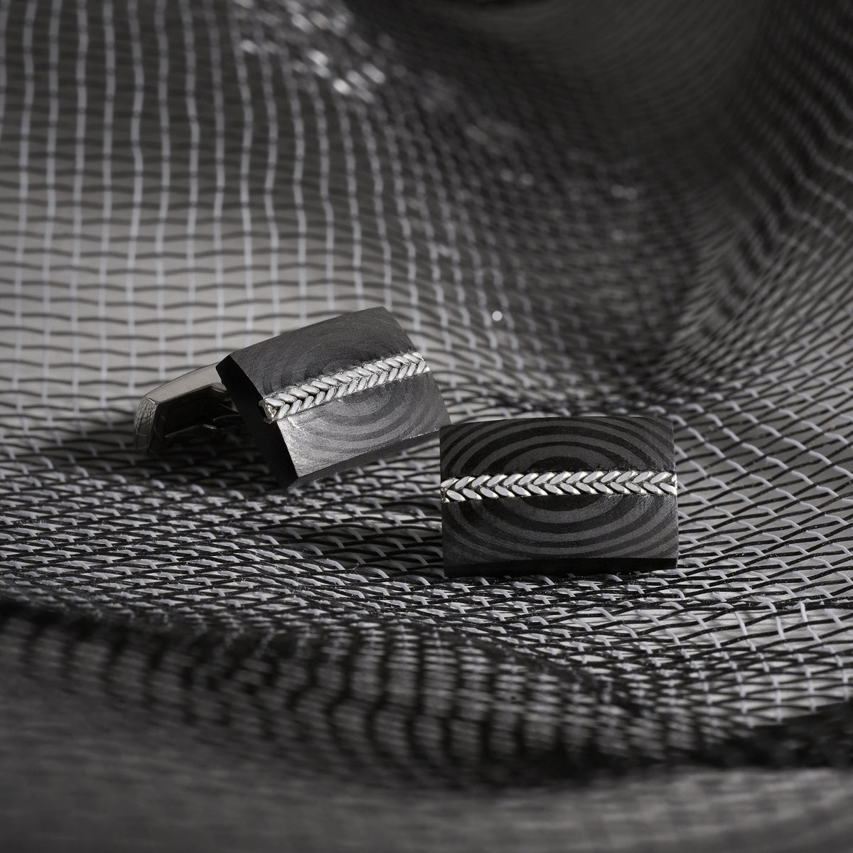 Wire Rope Series Cufflinks -. Stand Out in Style MM-WR02