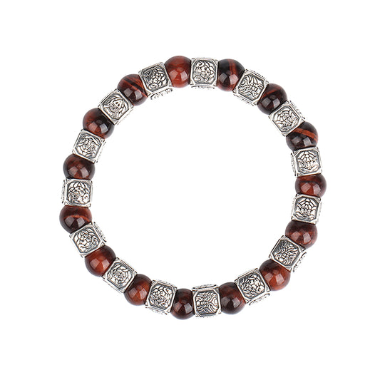 Spiritual Beast Sterling Silver Red Tiger's eye MBR-2209092